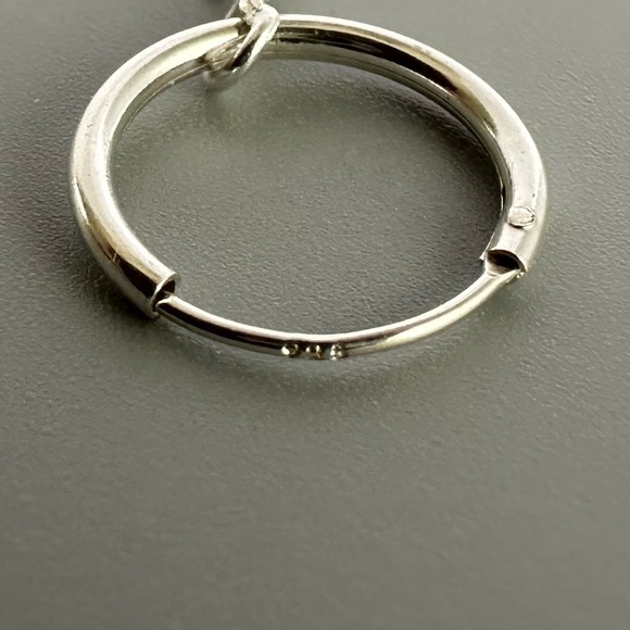 Sterling Silver Bolt Stud Earrings - Picture 4 of 6